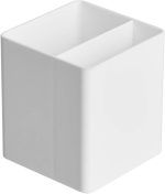 Basics Plastic Desk Organizer Bundle - Letter Tray 2-Pack/Accessory Tray, White